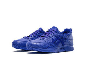 asics gel-lyte V leather snake triple navy h51ek_9016 купить