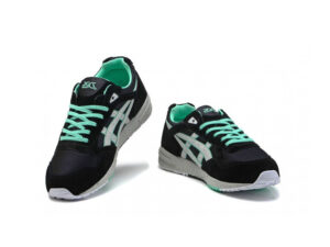 asics gel-saga black mint h137K_9011 купить