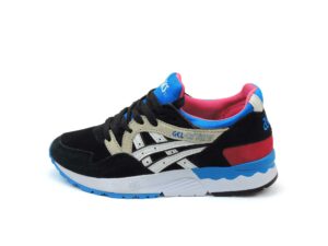 интернет магазин asics gel lyte 5 V black pink blue H31LK