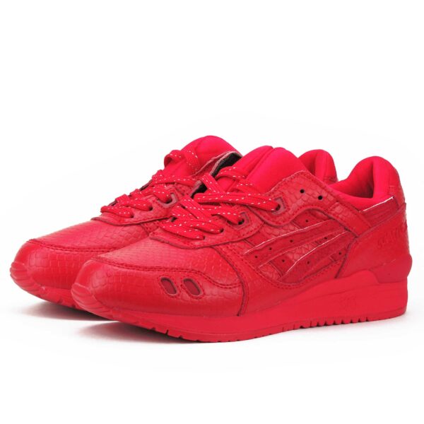 asics gel lyte lll 3 snake all red H52EK-2727