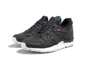 asics gel lyte V black white winter купить