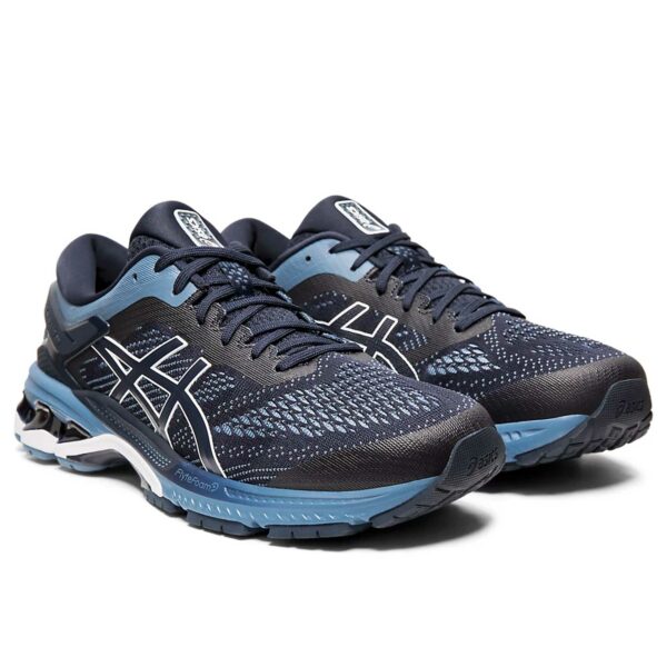 asics gel kayano 26 4E wide midnight grey floss 1011A536_400