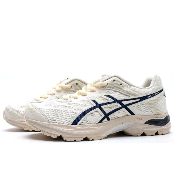 asics gel flux 4 white navy 1011a614_102