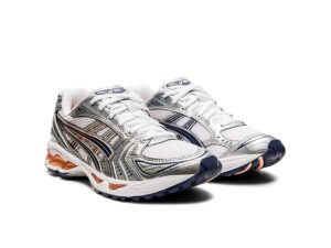 asics gel kayano 14 white silver blue 1202A056_103 купить