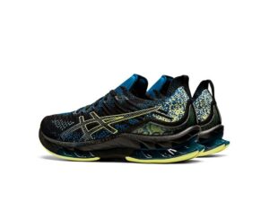 asics kinsei blast black glow yellow 1011B203_004 купить