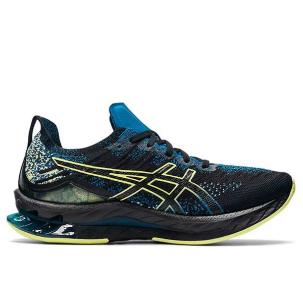 asics kinsei blast black glow yellow 1011B203_004