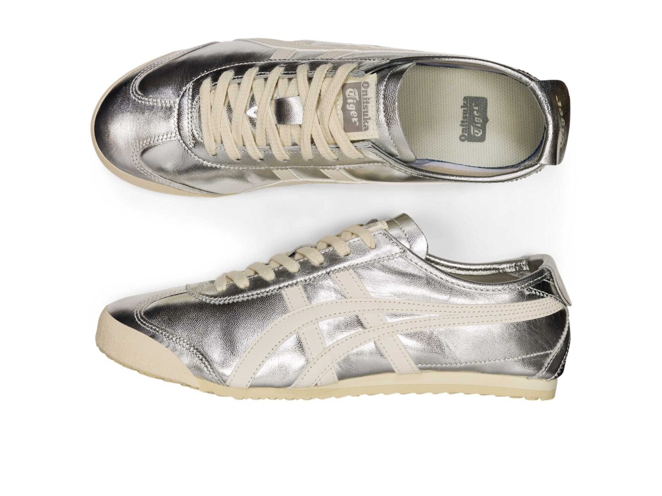 onitsuka tiger Mexico 66 silver THL7C2_9399 купить