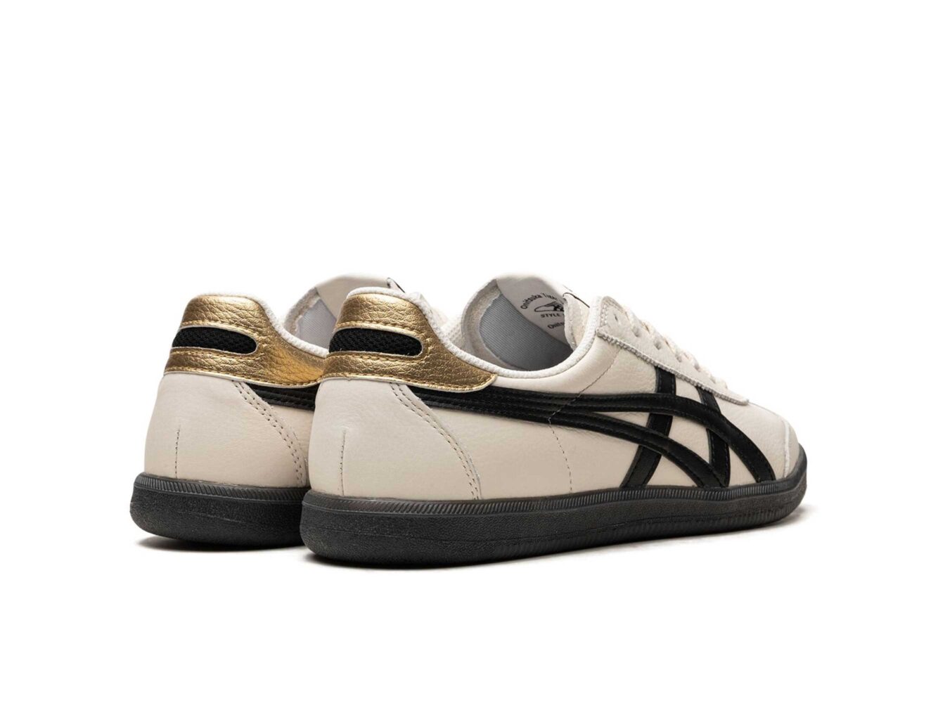 onitsuka tiger tokuten shoes white black gold 1183B938_100 купить