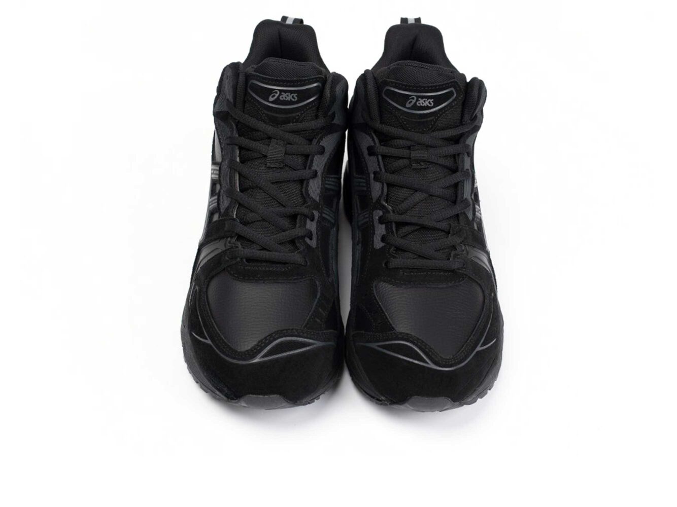 asics gel kayano 14 mid all black winter купить