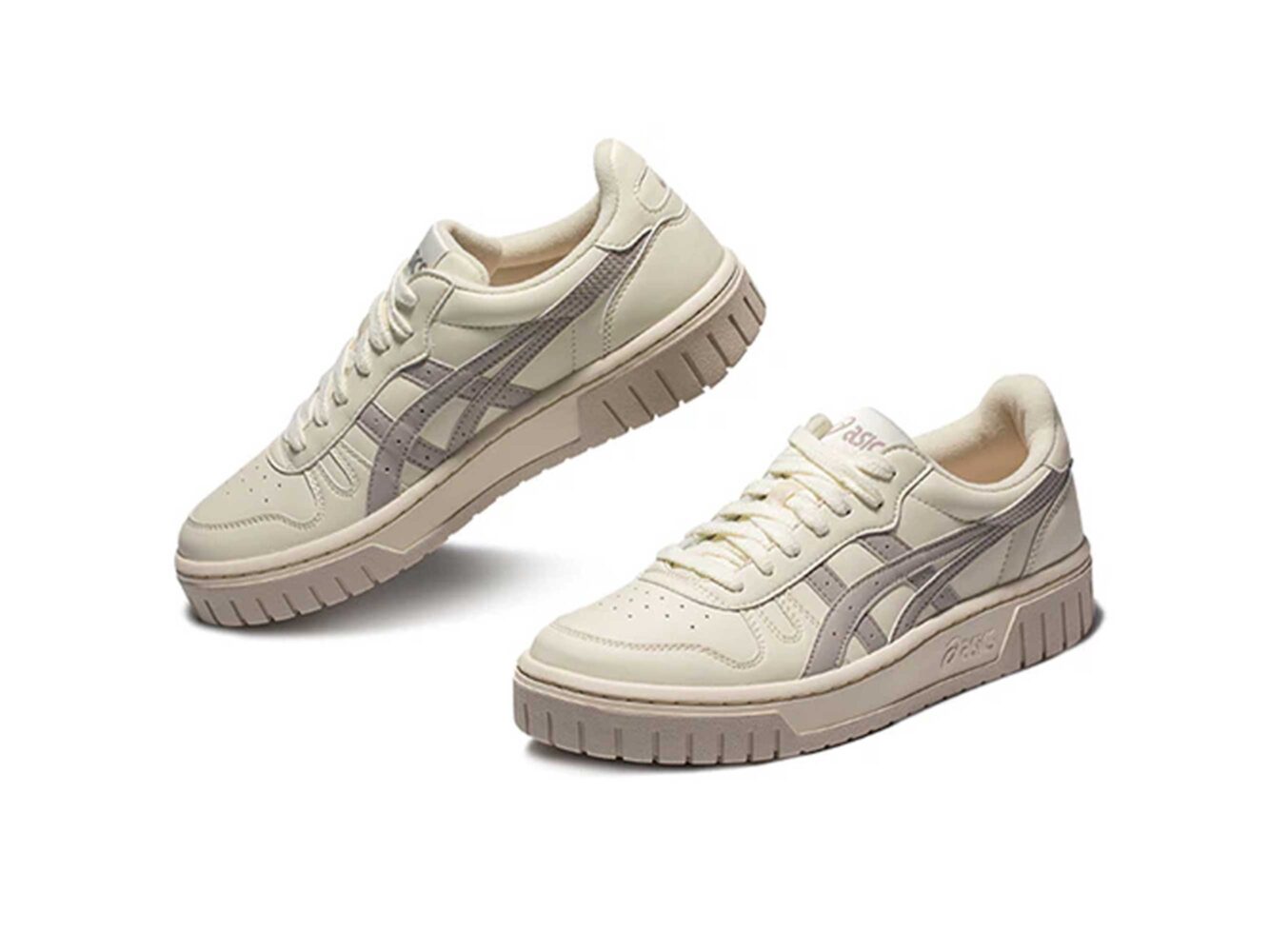Asics Court Mz Sneakers Beige White Grey 1203A127_751 купить